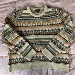 J. Crew Patterned Sweater